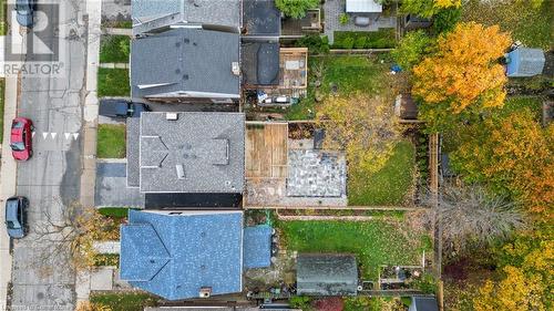 Drone / aerial view - 262 Homewood Avenue, Hamilton, ON - Outdoor