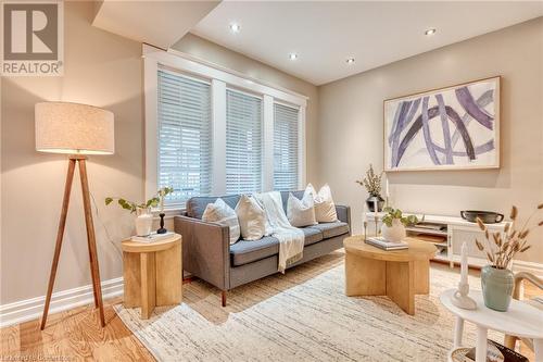 Living area with light hardwood / wood-style flooring - 262 Homewood Avenue, Hamilton, ON - Indoor