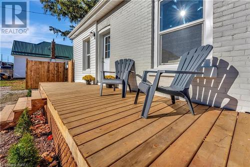 View of deck - 15 Gordon Street, Brantford, ON - Outdoor With Deck Patio Veranda With Exterior