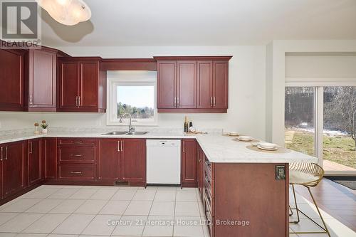 51267 Tunnacliffe Road, Wainfleet (879 - Marshville/Winger), ON - Indoor Photo Showing Kitchen With Double Sink