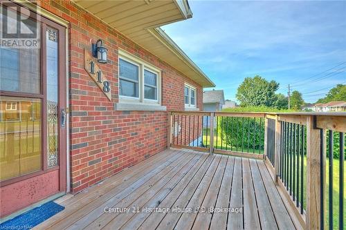 118 Rosemount Avenue, Port Colborne (878 - Sugarloaf), ON - Outdoor With Deck Patio Veranda With Exterior