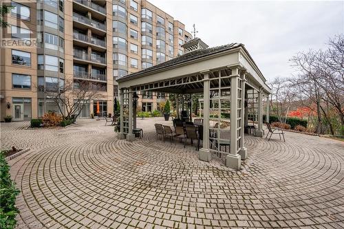 View of property's community featuring a gazebo - 2511 Lakeshore Road W Unit# 108, Oakville, ON - Outdoor