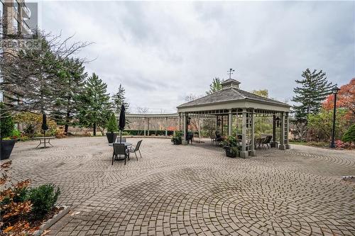 Surrounding community featuring a patio area and a gazebo - 2511 Lakeshore Road W Unit# 108, Oakville, ON - Outdoor