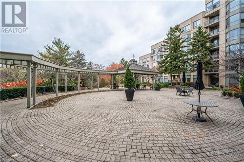 Surrounding community featuring a gazebo - 2511 Lakeshore Road W Unit# 108, Oakville, ON - Outdoor