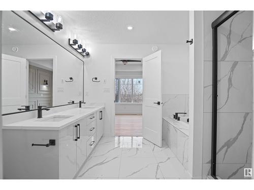 3616 6 St Nw, Edmonton, AB - Indoor Photo Showing Bathroom