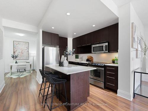 1803-100 Harrison Garden Blvd, Toronto, ON - Indoor Photo Showing Kitchen With Stainless Steel Kitchen With Upgraded Kitchen