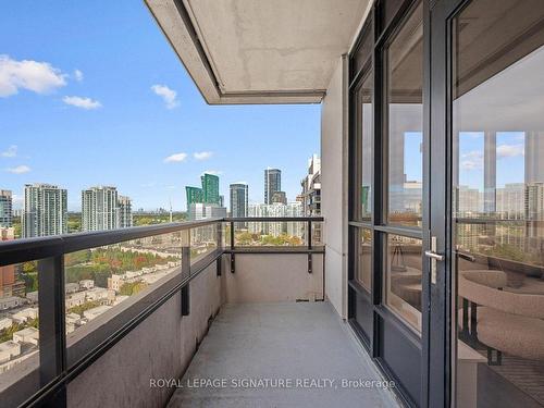 1803-100 Harrison Garden Blvd, Toronto, ON - Outdoor With Balcony With Exterior