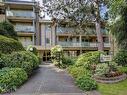 302-1025 Inverness Rd, Saanich, BC  - Outdoor With Balcony With Facade 