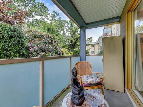 302-1025 Inverness Rd, Saanich, BC - Outdoor With Balcony With Exterior