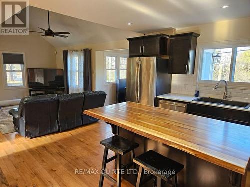 1435 County Road 3, Prince Edward County (Ameliasburgh), ON - Indoor Photo Showing Kitchen With Double Sink