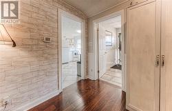 Corridor featuring light hardwood / wood-style flooring - 