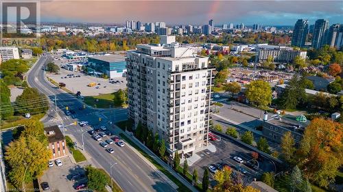 View of aerial view at dusk - 223 Erb Street W Unit# 903, Waterloo, ON - Outdoor With View