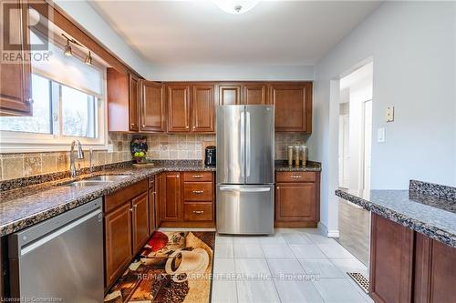 3395 Tisdale Road, Hamilton, ON - Indoor Photo Showing Kitchen With Stainless Steel Kitchen With Double Sink