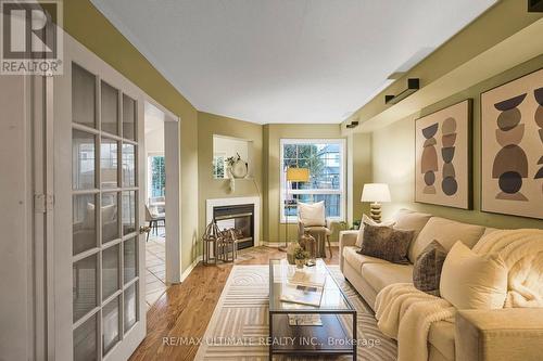 55 Breakwater Drive, Whitby, ON - Indoor Photo Showing Living Room With Fireplace