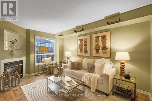 55 Breakwater Drive, Whitby, ON - Indoor Photo Showing Living Room With Fireplace