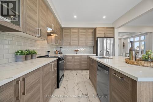 211 Thompson Drive, East Gwillimbury, ON - Indoor Photo Showing Kitchen With Stainless Steel Kitchen With Upgraded Kitchen