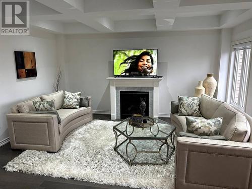 Upper - 105 Elephant Hill Drive, Clarington, ON - Indoor Photo Showing Living Room With Fireplace