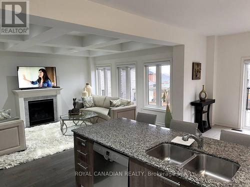 Upper - 105 Elephant Hill Drive, Clarington, ON - Indoor With Fireplace