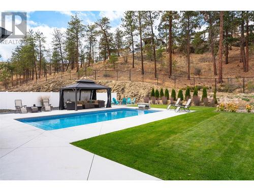 1584 Malbec Place, West Kelowna, BC - Outdoor With In Ground Pool With Backyard