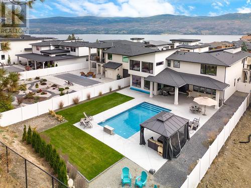 1584 Malbec Place, West Kelowna, BC - Outdoor With Body Of Water With In Ground Pool With View