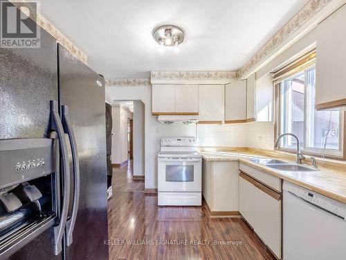 Upper - 73 Barrymore Road, Toronto, ON - Indoor Photo Showing Kitchen With Double Sink