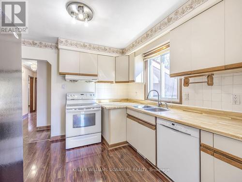 Upper - 73 Barrymore Road, Toronto, ON - Indoor Photo Showing Kitchen With Double Sink