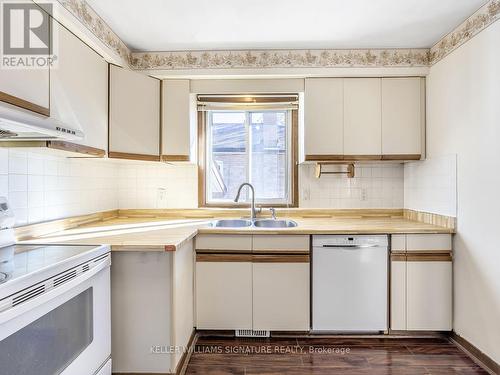 Upper - 73 Barrymore Road, Toronto, ON - Indoor Photo Showing Kitchen With Double Sink