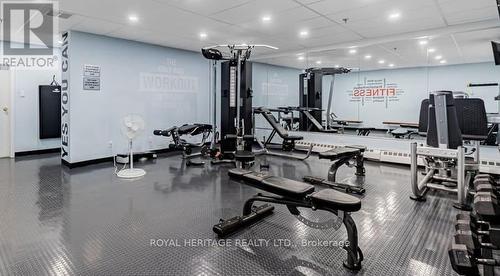 1609 - 1210 Radom Street, Pickering, ON - Indoor Photo Showing Gym Room