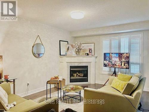 47 Milfoil Street, Halton Hills, ON - Indoor Photo Showing Living Room With Fireplace