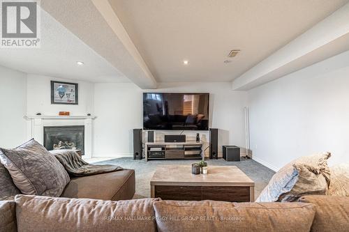 20 Jagges Drive, Barrie, ON - Indoor Photo Showing Living Room With Fireplace