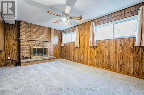 477 Hansen Road N, Brampton, ON - Indoor With Fireplace