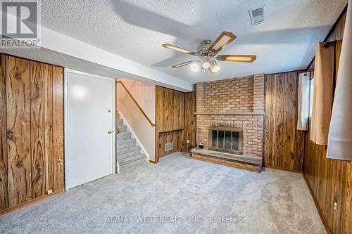 477 Hansen Road N, Brampton, ON - Indoor With Fireplace