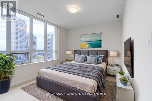 1205 - 6 Eva Road, Toronto, ON - Indoor Photo Showing Bedroom