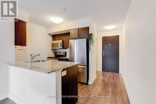 1205 - 6 Eva Road, Toronto, ON - Indoor Photo Showing Kitchen With Stainless Steel Kitchen