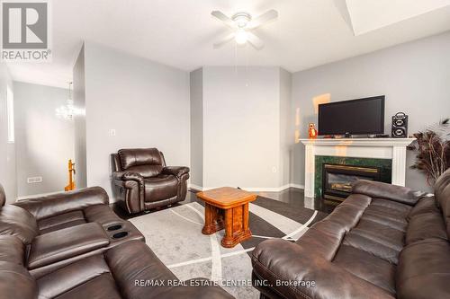 295 Morningmist Street, Brampton, ON - Indoor Photo Showing Living Room With Fireplace