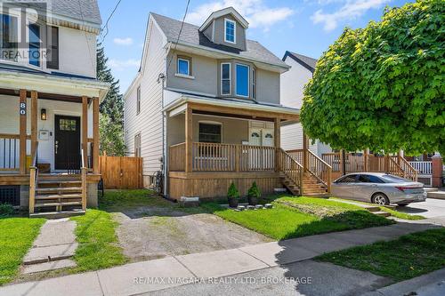 78 Chaplin Avenue E, St. Catharines (451 - Downtown), ON - Outdoor With Deck Patio Veranda With Facade