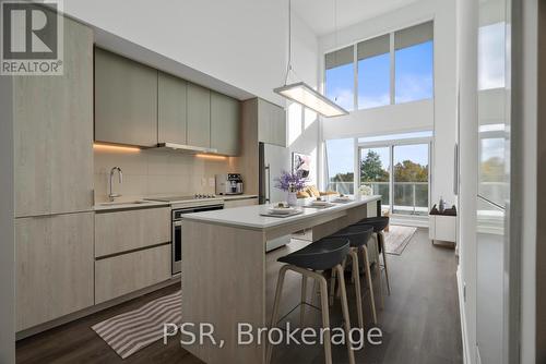 317 - 11 Ordnance Street, Toronto, ON - Indoor Photo Showing Kitchen With Upgraded Kitchen