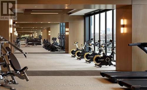 3606 - 575 Bloor Street E, Toronto, ON - Indoor Photo Showing Gym Room