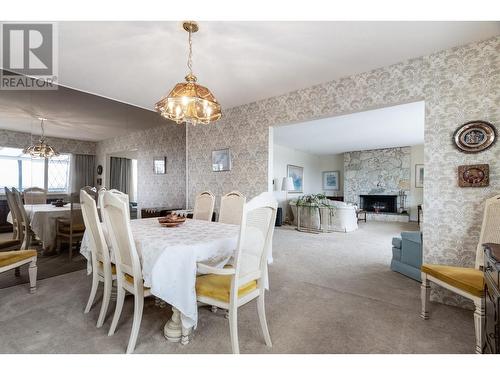 4360 Delbrook Avenue, North Vancouver, BC - Indoor Photo Showing Dining Room With Fireplace