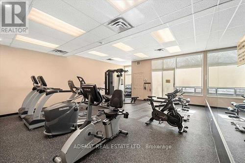 Ph308 - 1 Emerald Lane, Vaughan, ON - Indoor Photo Showing Gym Room