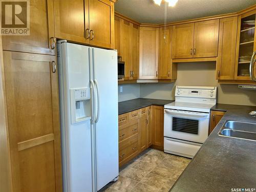 101 Mount Allison Crescent, Saskatoon, SK - Indoor Photo Showing Kitchen With Double Sink