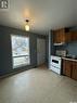 108/110 1St Avenue N, Hyas, SK  - Indoor Photo Showing Kitchen With Double Sink 