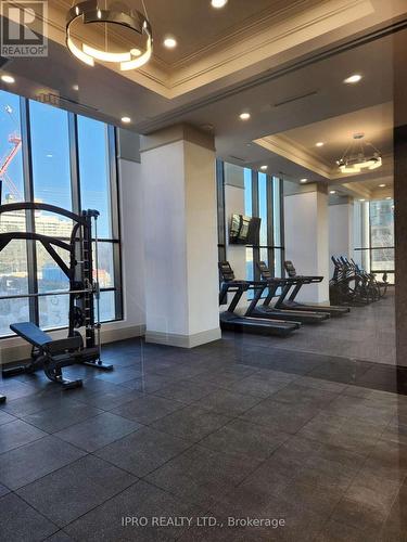 2205 - 30 Elm Drive W, Mississauga, ON - Indoor Photo Showing Gym Room