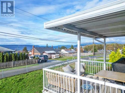 4029 Joyce Ave, Powell River, BC - Outdoor With Deck Patio Veranda With View