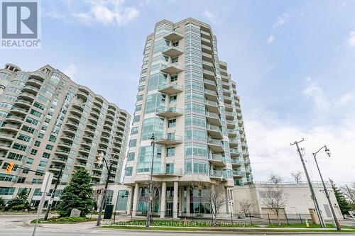 609 - 6 Toronto Street, Barrie, ON - Outdoor With Balcony With Facade