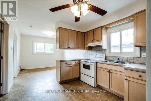 2 - 49 Selkirk Avenue, Hamilton, ON - Indoor Photo Showing Kitchen With Double Sink