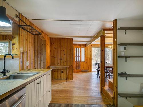 Kitchen - 248 Ch. Pioneer, Saint-Adolphe-D'Howard, QC - Indoor Photo Showing Kitchen With Double Sink