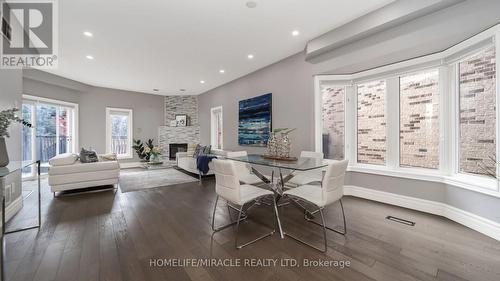 38 Salem Court, Brampton, ON - Indoor Photo Showing Other Room With Fireplace