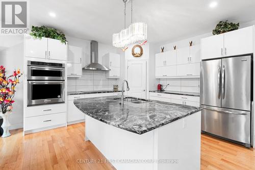 2951 Heardcreek Trail, London, ON - Indoor Photo Showing Kitchen With Double Sink With Upgraded Kitchen