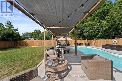 5277 Old Scugog Road, Clarington, ON - Outdoor With In Ground Pool With Backyard